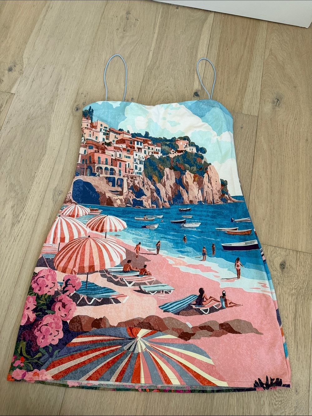 Show me your Mumu PTO mini dress oasis beach club